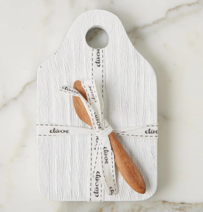Small Dutch Cheese Board, White