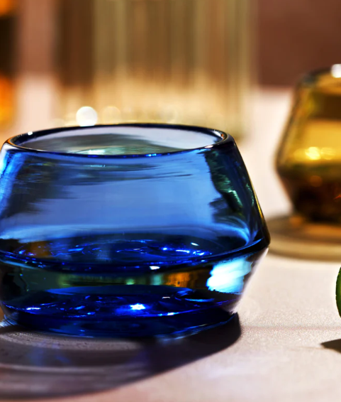 Tequila Copita Glass - Cobalt