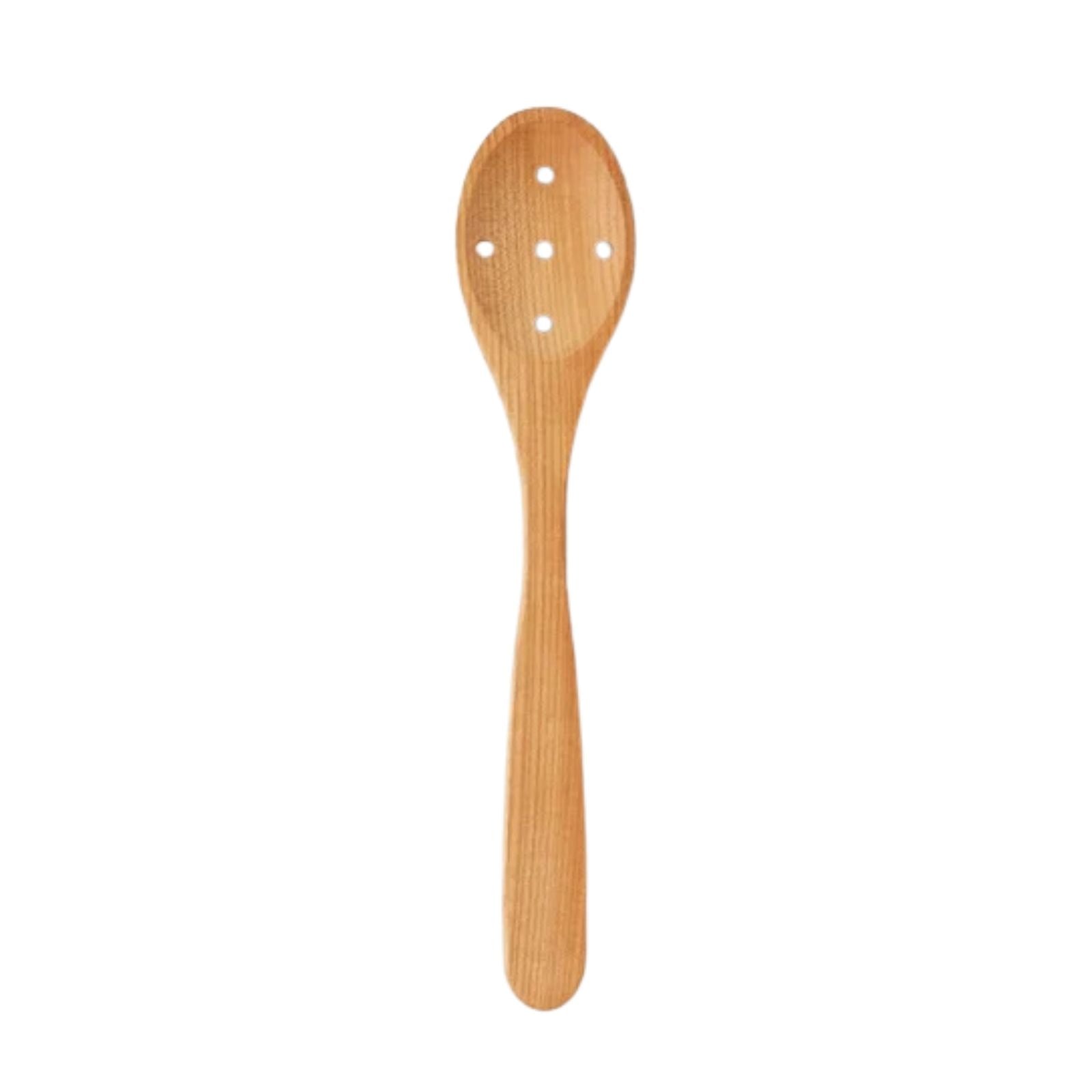 Euro Slotted Spoon, Cherrywood
