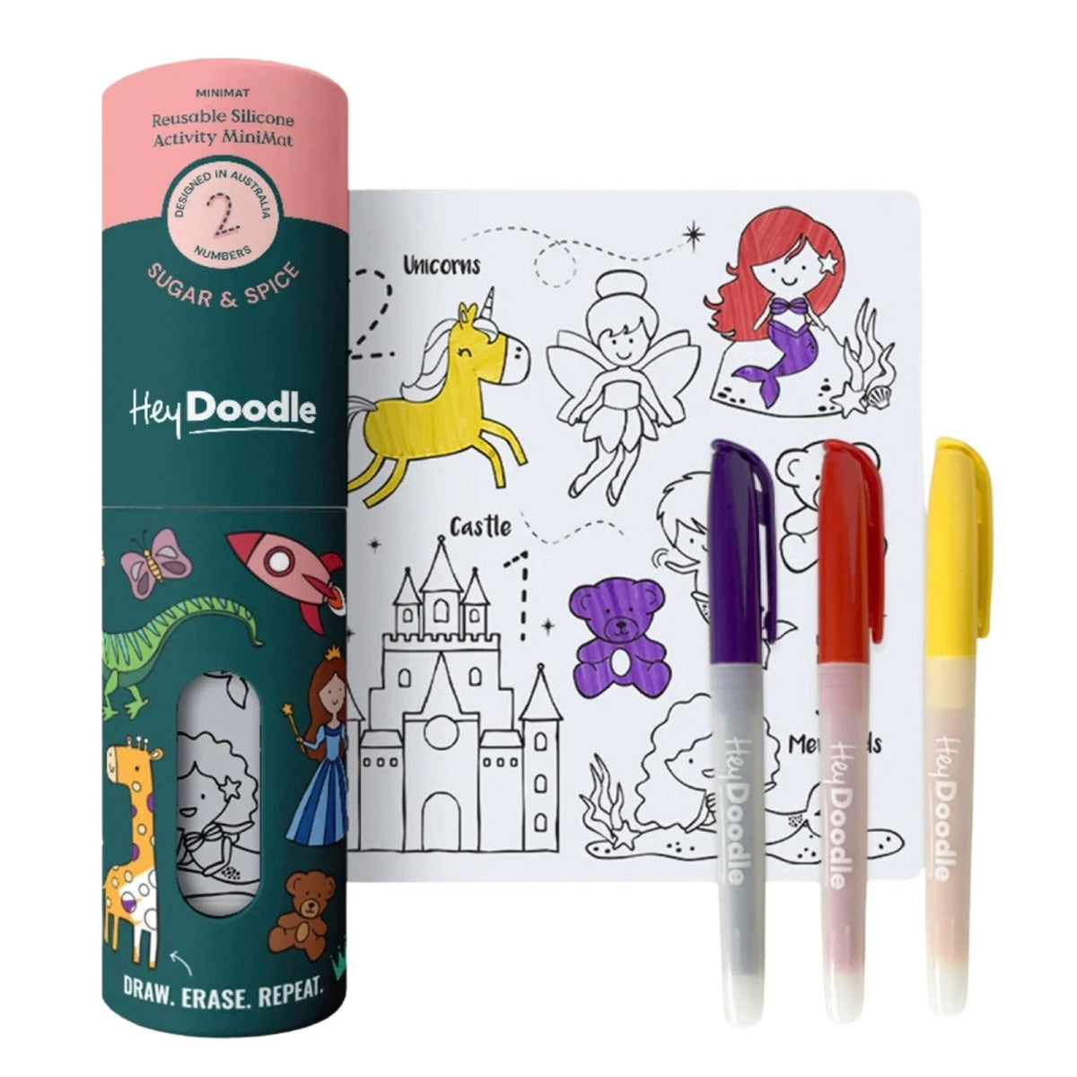 Sugar & Spice Mini Coloring & Doodle Mat