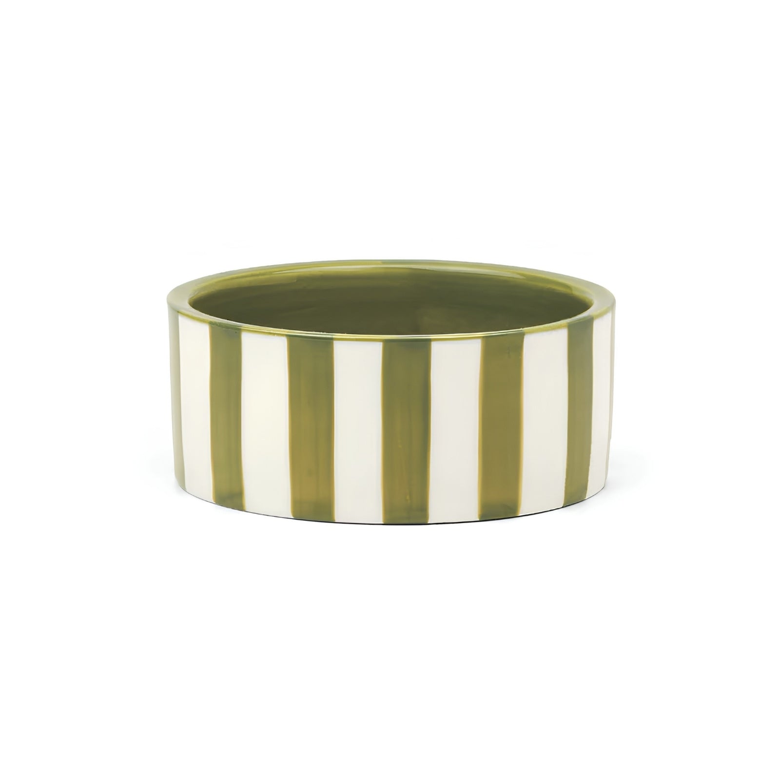 Izzy Wine Coaster - Green Stripe