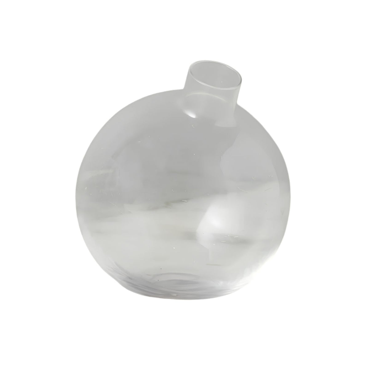Glass Sphere Bud Vase Clear