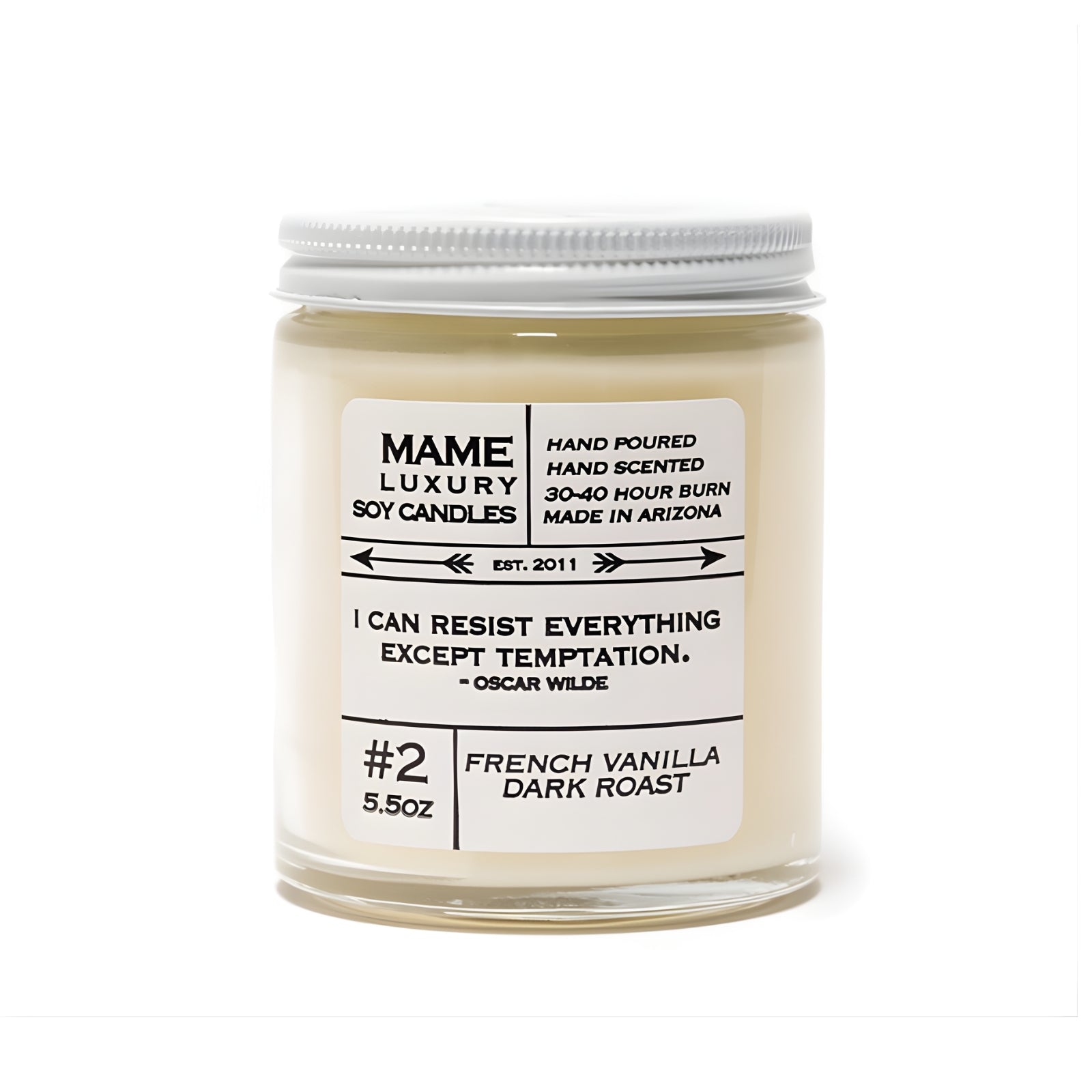 #2 Dark Roast French Vanilla Candle