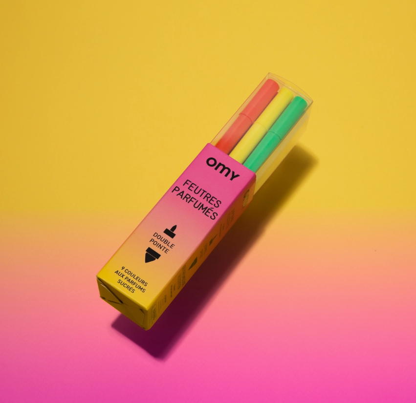 9 Scented Markers