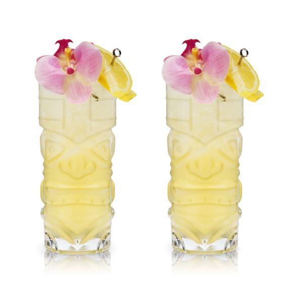 Crystal Tiki Glass