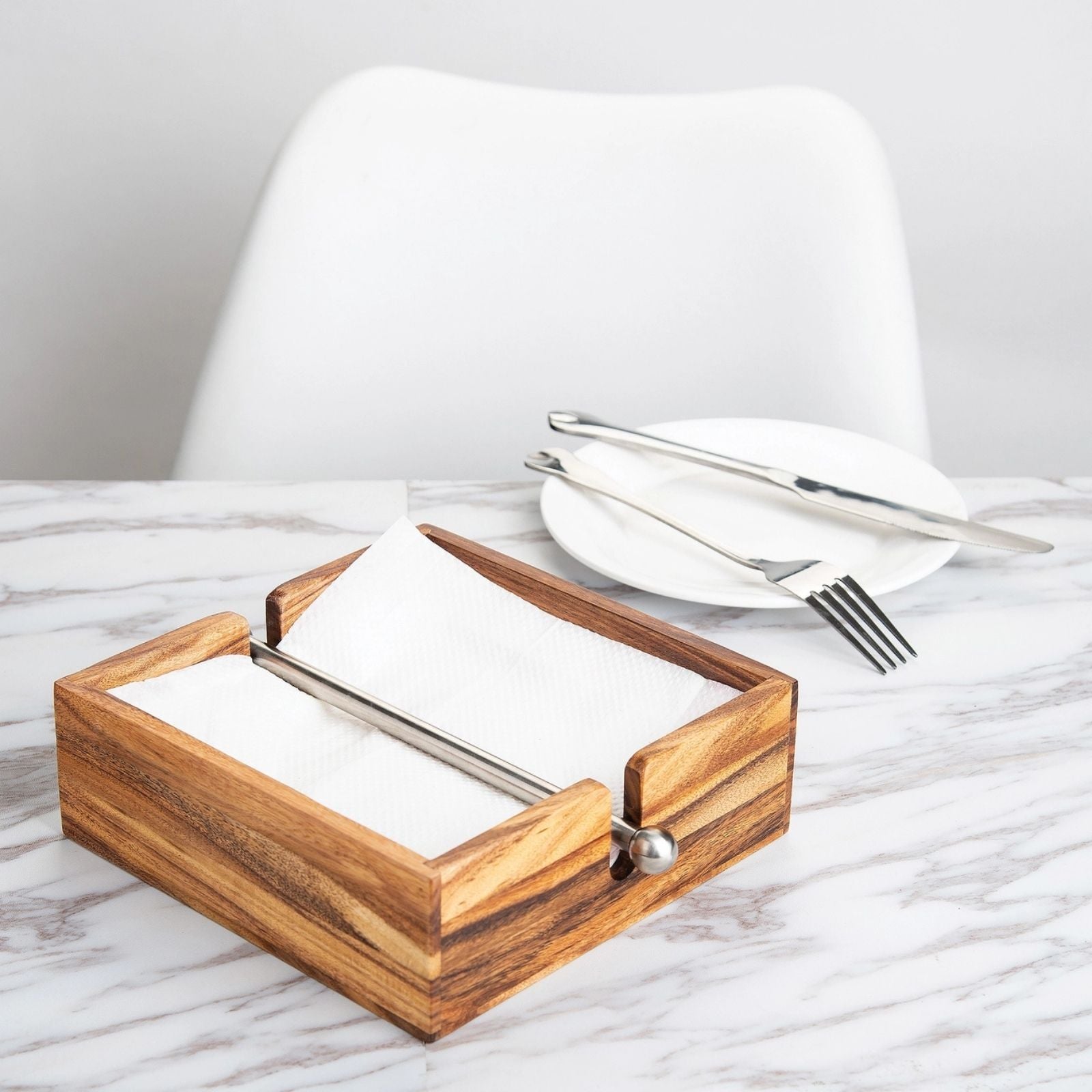 Ironwood Napkin Holder Acacia
