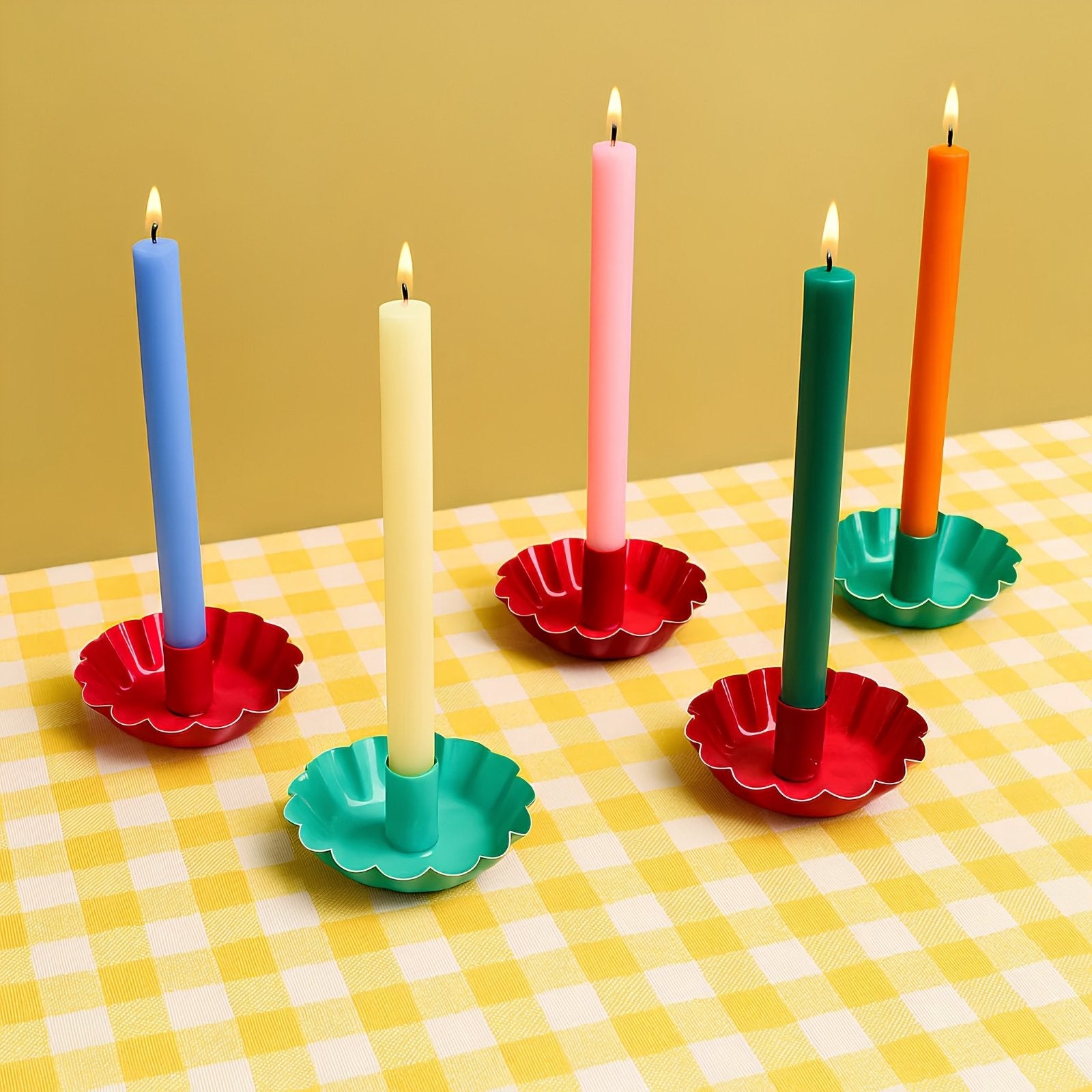 Gingham Tablecloth - Yellow