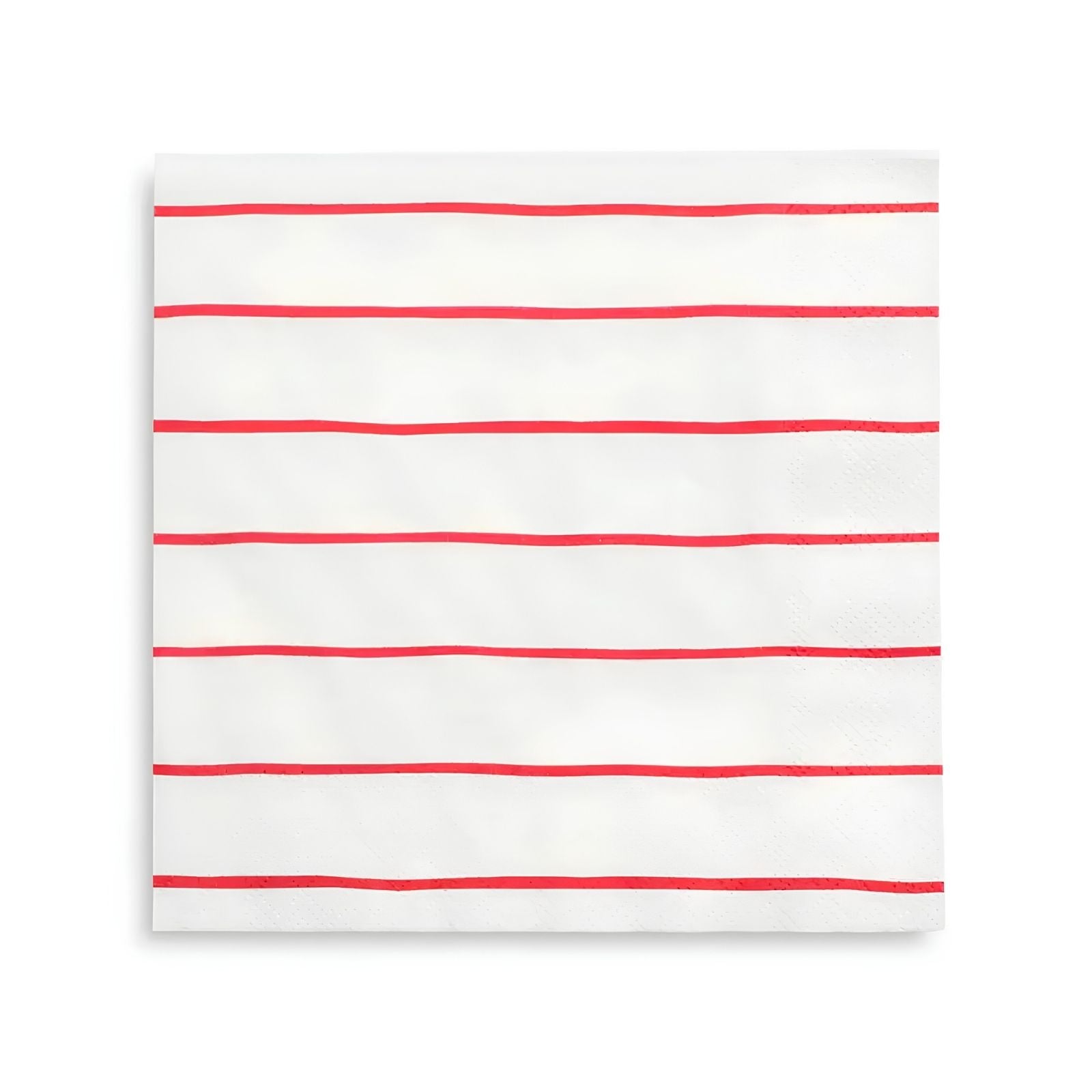 Frenchie Candy Apple Striped Napkins Petite