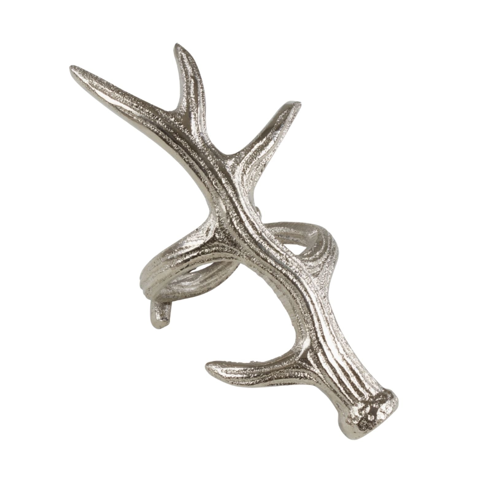 Antler Napkin Ring Silver