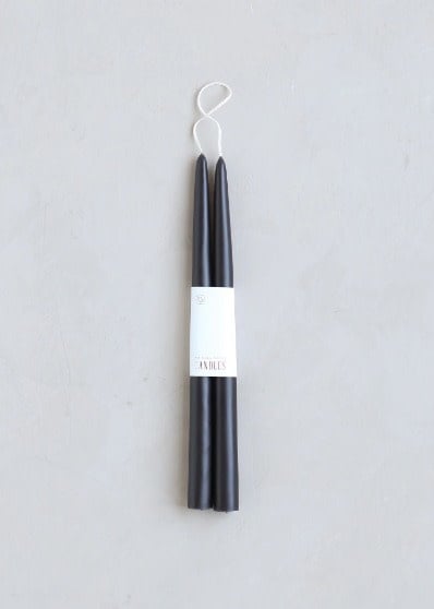 Pair of 12" Taper Candles