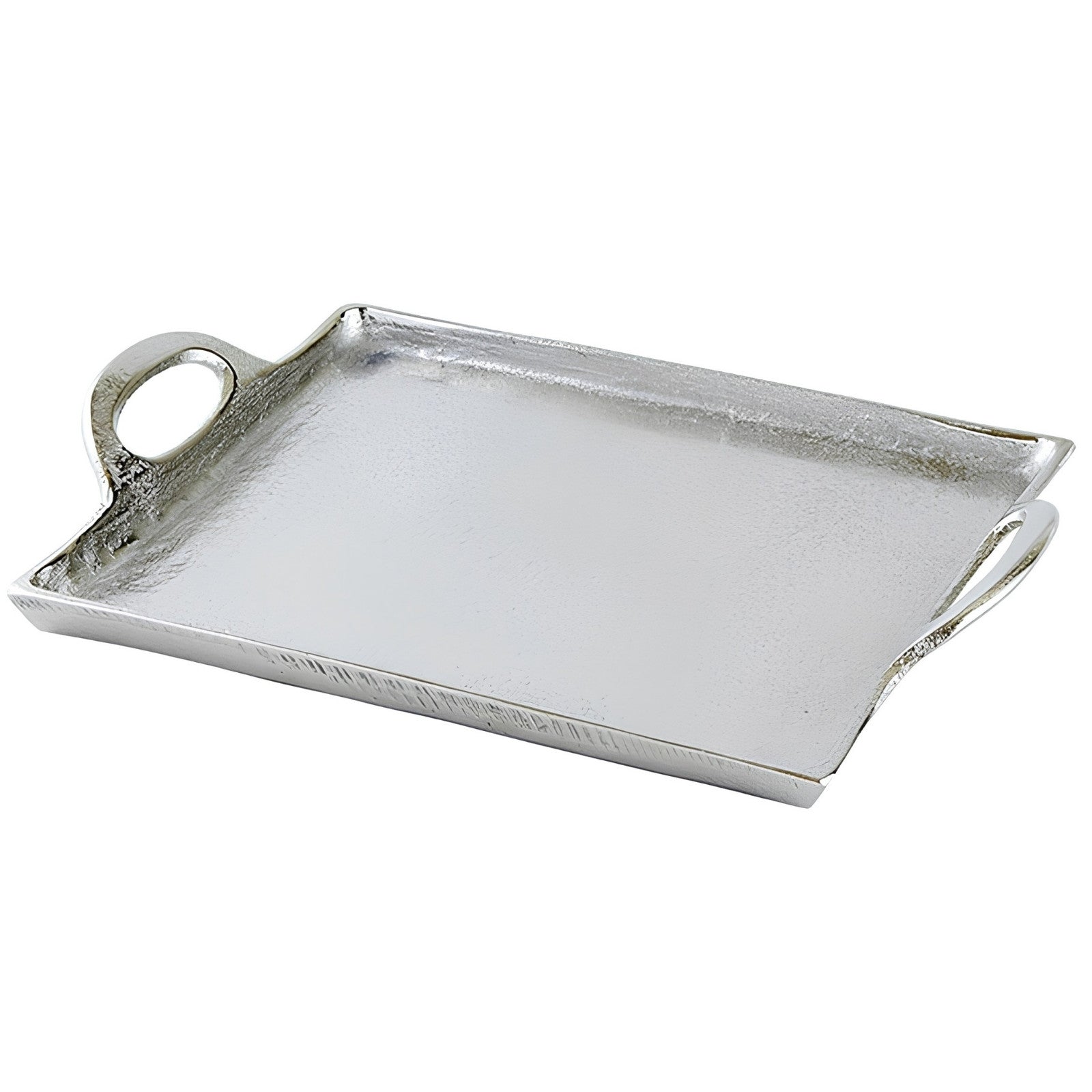 Silver Aluminum Tray - Small