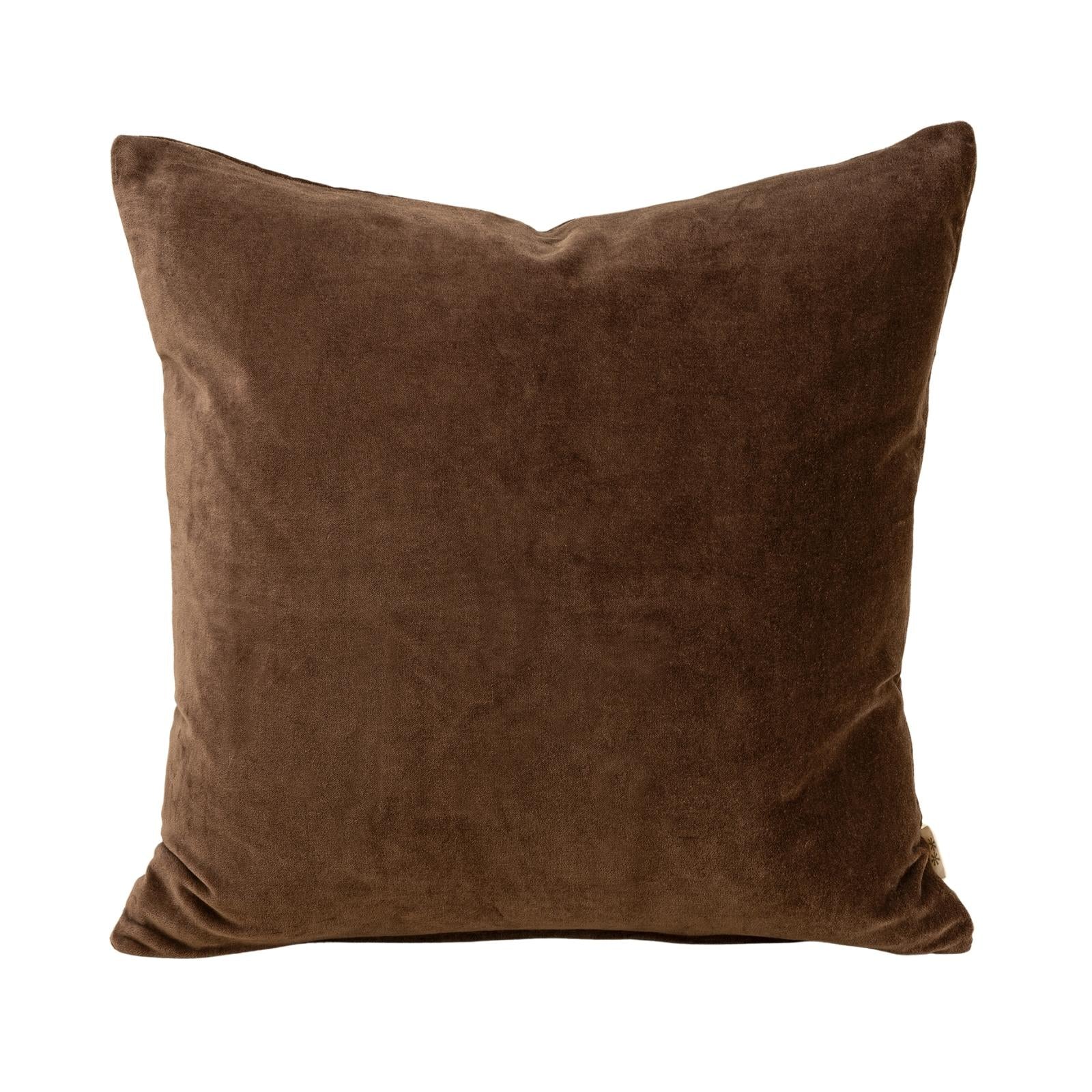 20x20 Vera Velvet Pillow - Clove