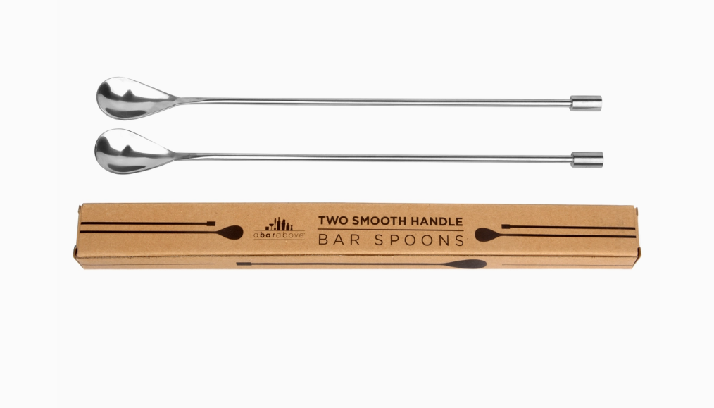 Set of 2 Silver Bar Spoons