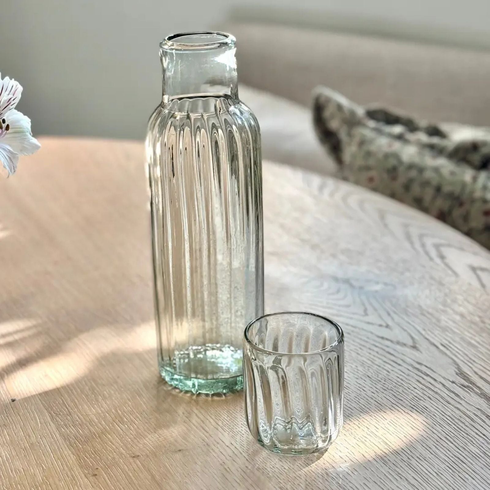 Fluted Tall Carafe Set