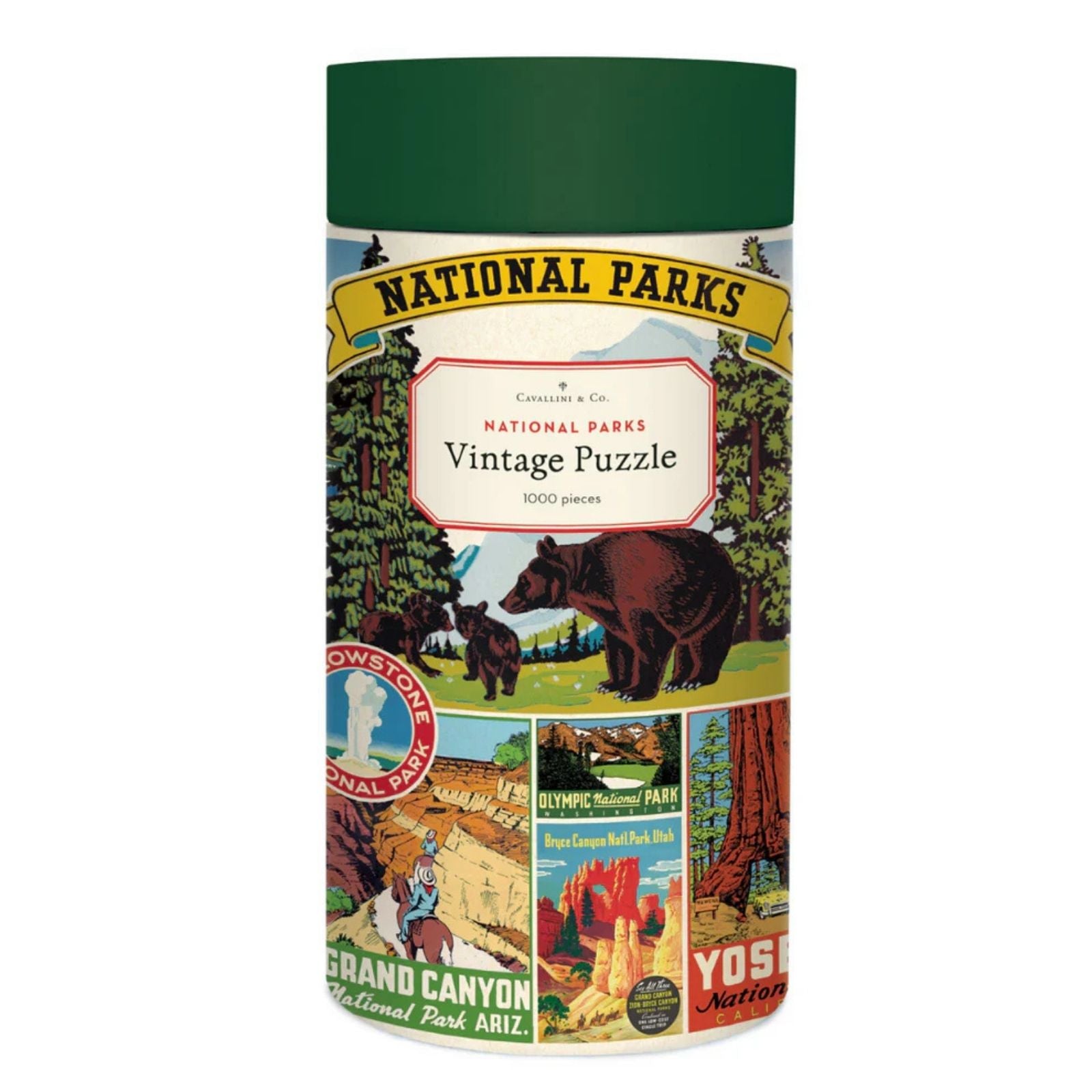 National Parks Posters 1,000 Pc Puzzle