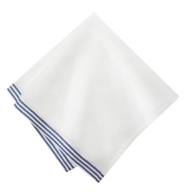 white-blue-linen-napkins-set-of-4 white-blue-linen-napkins-set-of-4